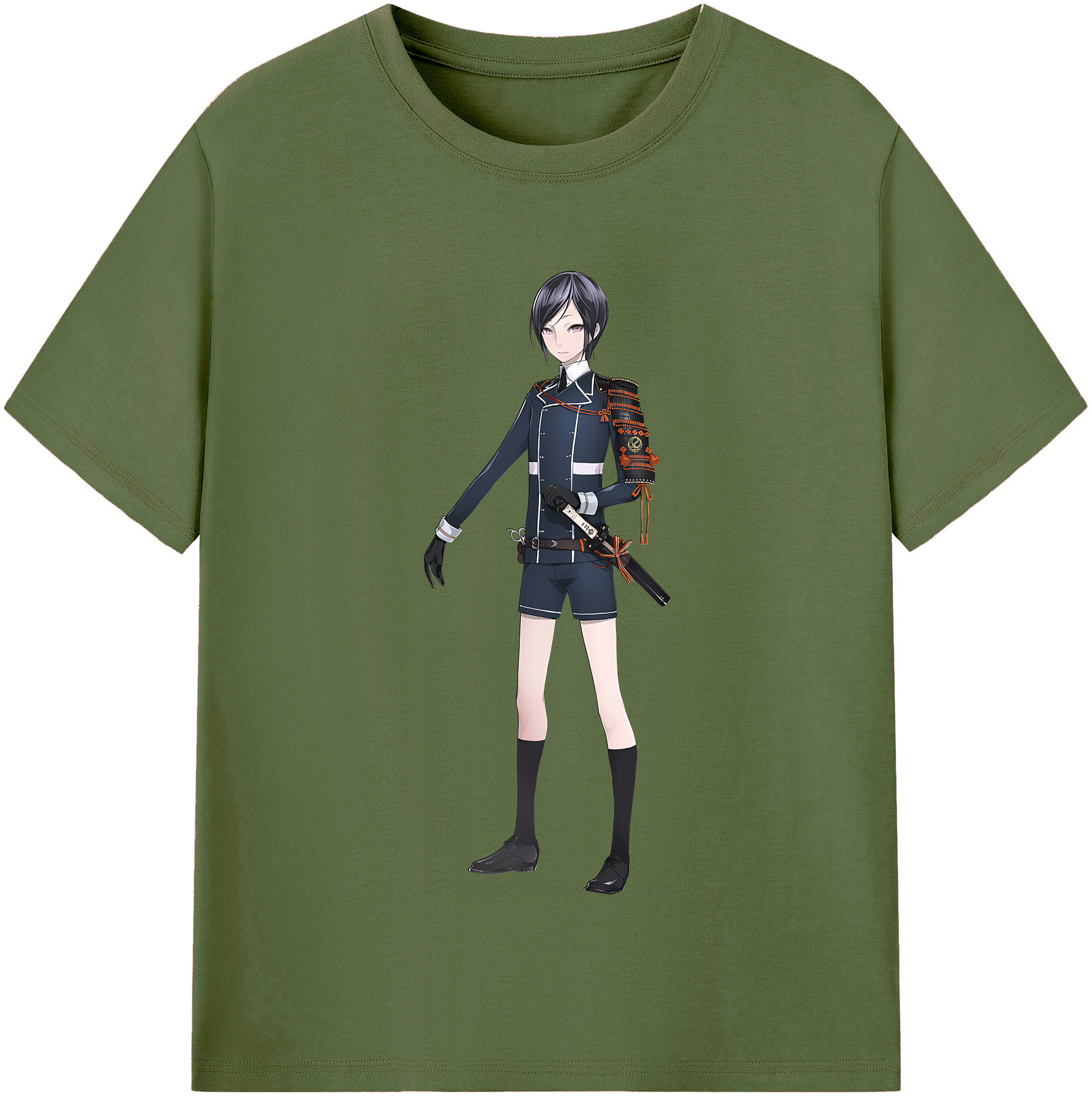 （画像用） 刀剣乱舞 Touken Ranbu 綿100％半袖Tシャツ（フロントプリント）